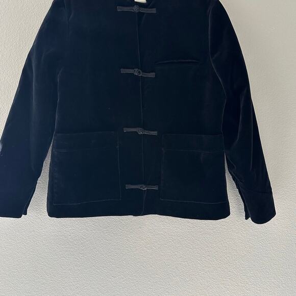 Soeur Black Velvet Jacket  size 40 FR - Picture 5 of 10